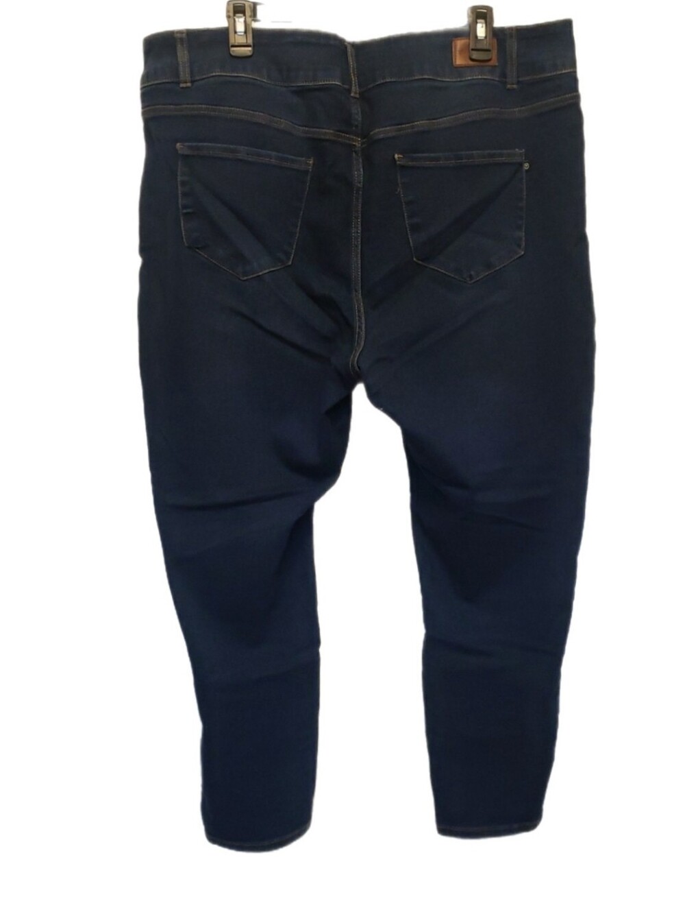 Tahari Womens Jeans 22W Blue Strtch Dark Wash Plus Ankle - Picture 3 of 11